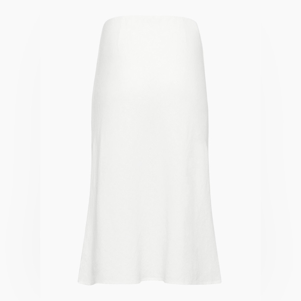 Bias Cut MIDI Skirt